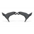 CNC Racing Carbon Fiber Subframe Covers for the Ducati Diavel V4